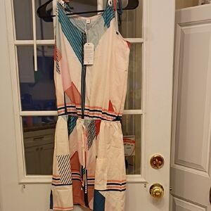 Colorful Geometric Jumpsuit